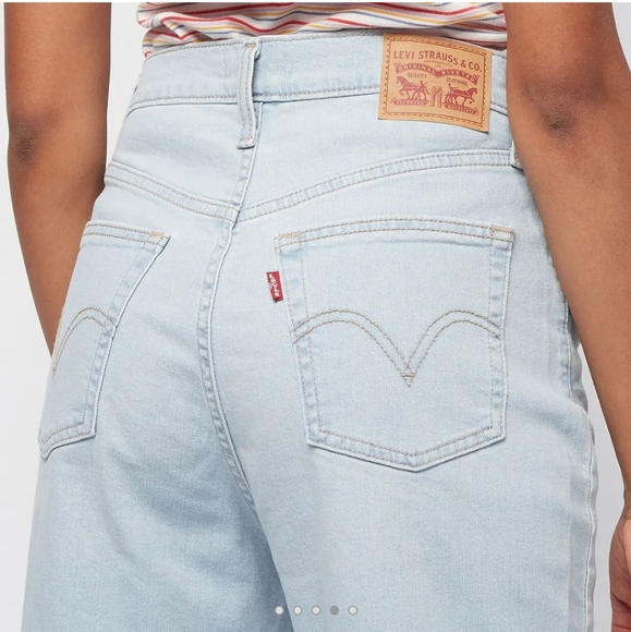 Levi's Taper High Waisted Rise Jeans - Picture 8 of 11
